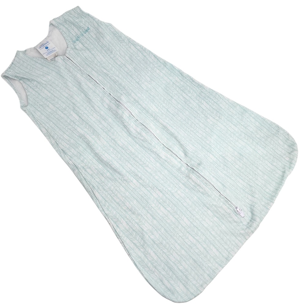 HALO SleepSack Wearable Blanket Unisex Small Mint Green Herringbone Pattern